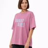 Squat Girl Loose T-Shirt Pink