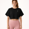 Dolman Cropped Top Black